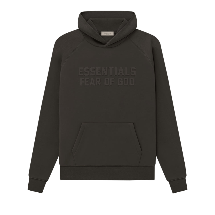 FEAR OF GOD ESSENTIALS HOODIE 'OFF BLACK'