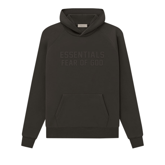 FEAR OF GOD ESSENTIALS HOODIE 'OFF BLACK'