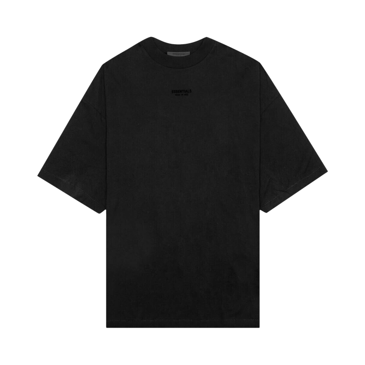 FEAR OF GOD ESSENTIALS TEE "JET BLACK"