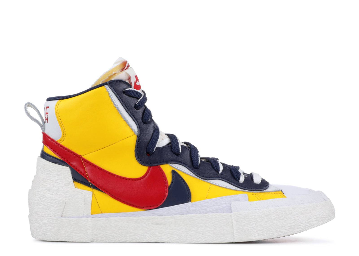 SACAI X BLAZER MID 'MAIZE NAVY'