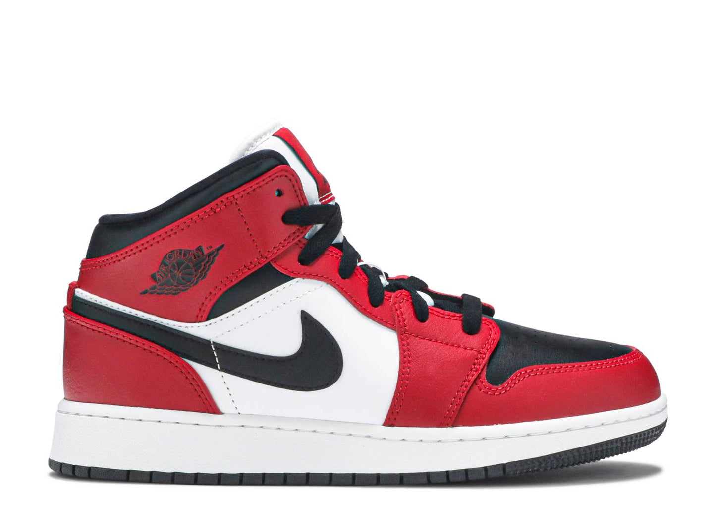 AIR JORDAN 1 MID GS 'CHICAGO BLACK TOE'