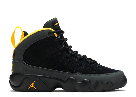 AIR JORDAN 9 RETRO GS 'DARK CHARCOAL UNIVERSITY GOLD'