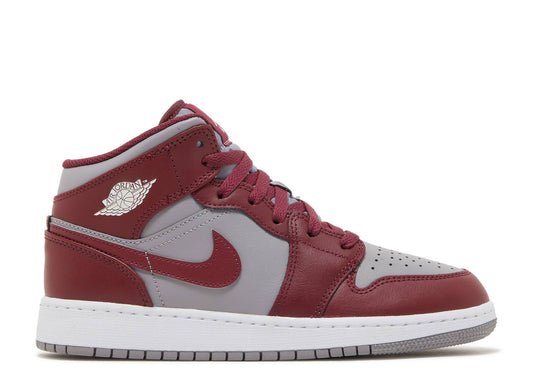 AIR JORDAN 1 MID GS 'CHERRYWOOD RED'