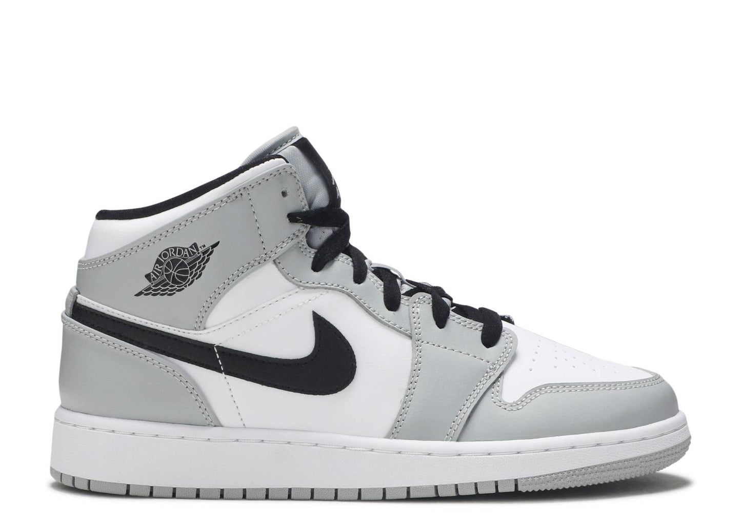 AIR JORDAN 1 MID GS 'LIGHT SMOKE GREY'