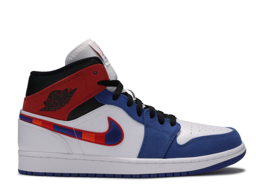 AIR JORDAN 1 MID 'MULTICOLORED SWOOSH'