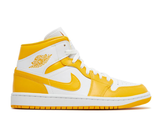 WMNS AIR JORDAN 1 MID 'UNIVERSITY GOLD'