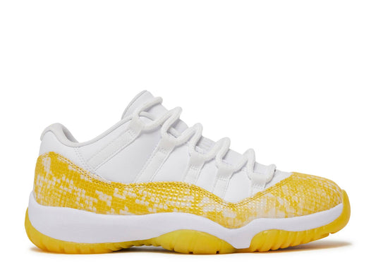 WMNS AIR JORDAN 11 RETRO LOW 'YELLOW SNAKESKIN'