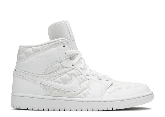 WMNS AIR JORDAN 1 MID SE 'WHITE QUILTED'