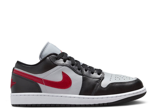 WMNS AIR JORDAN 1 LOW 'WOLF GREY GYM RED'