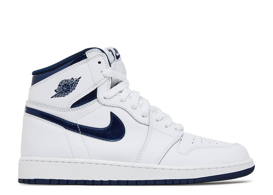 AIR JORDAN 1 RETRO HIGH OG BG 'METALLIC NAVY'