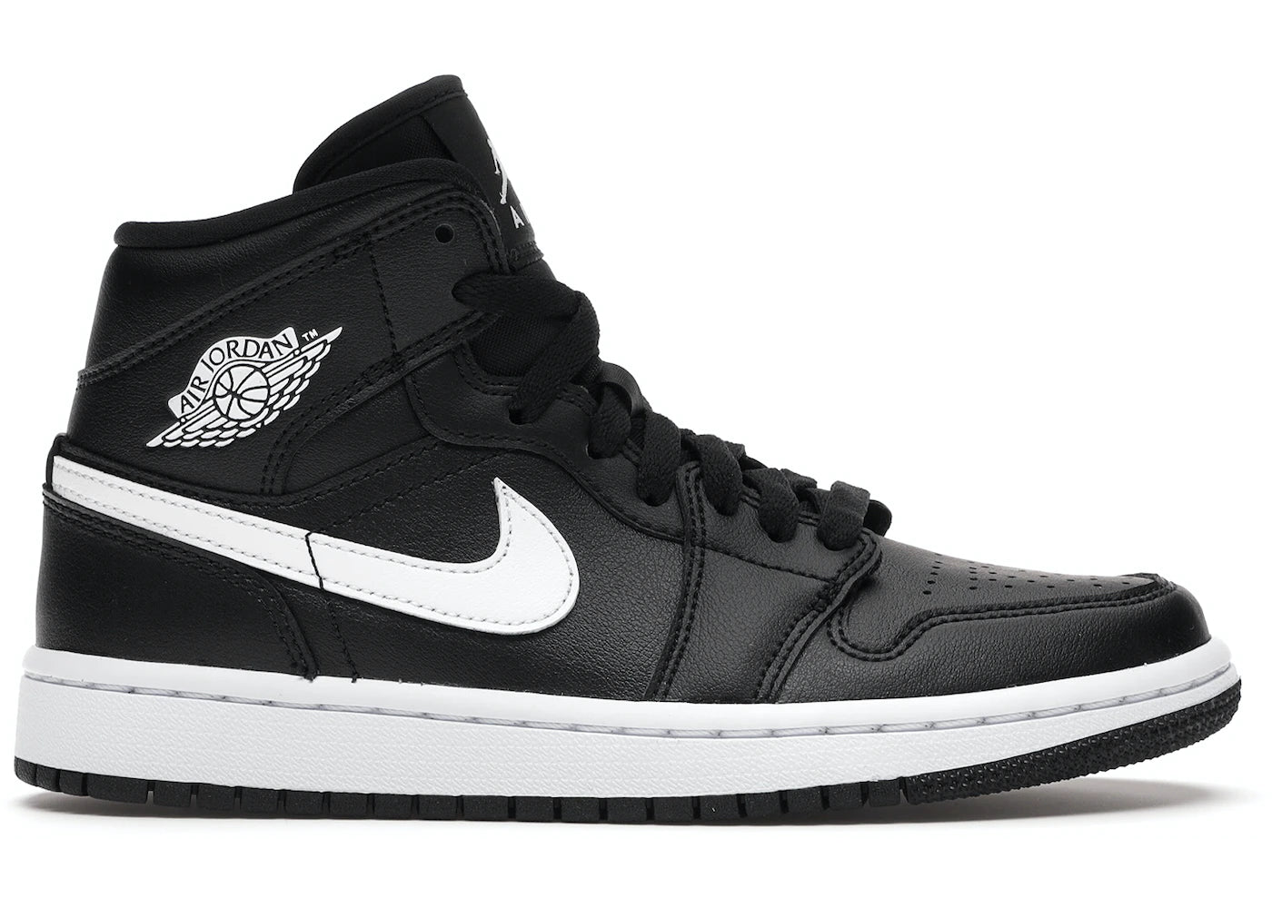 AIR JORDAN 1 MID BLACKWHITE 05