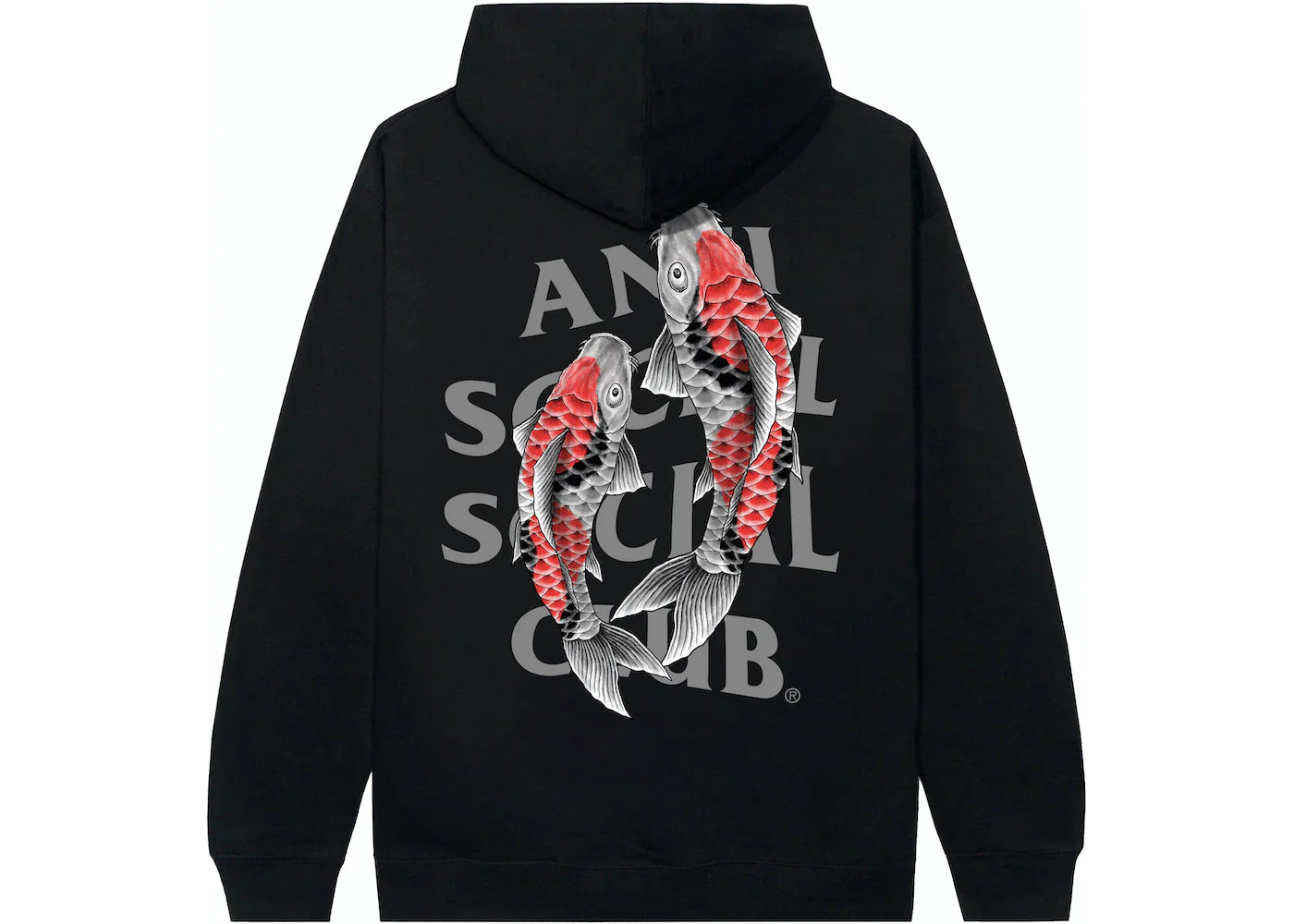 ASSC KOI GARDEN HOODIE 3M "BLACK"