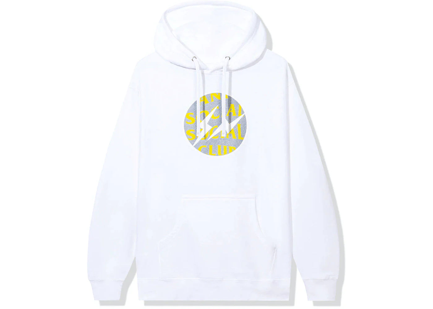 ASSC X FRAGMENT CALLED INTERFERENCE HOODIE "WHITE/YELLOW"