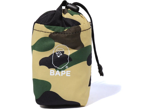 BAPE PACKABLE WAIST BAG "YELLOW CAMO"