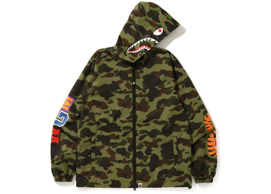 BAPE SHARK WGM HOODIE "BLACK GRID CAMO"