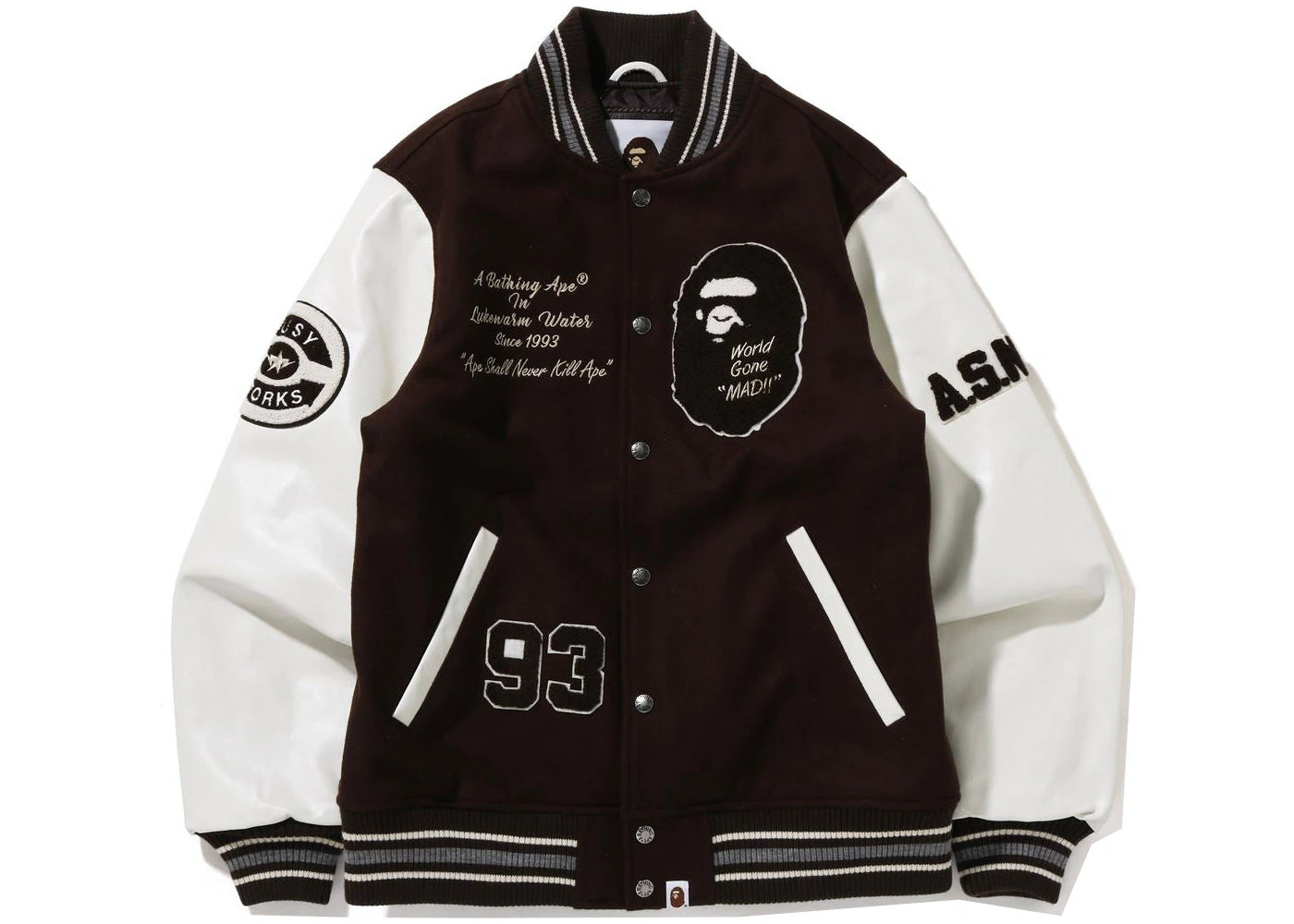 BAPE VARSITY JACKET 2024 "BROWN"