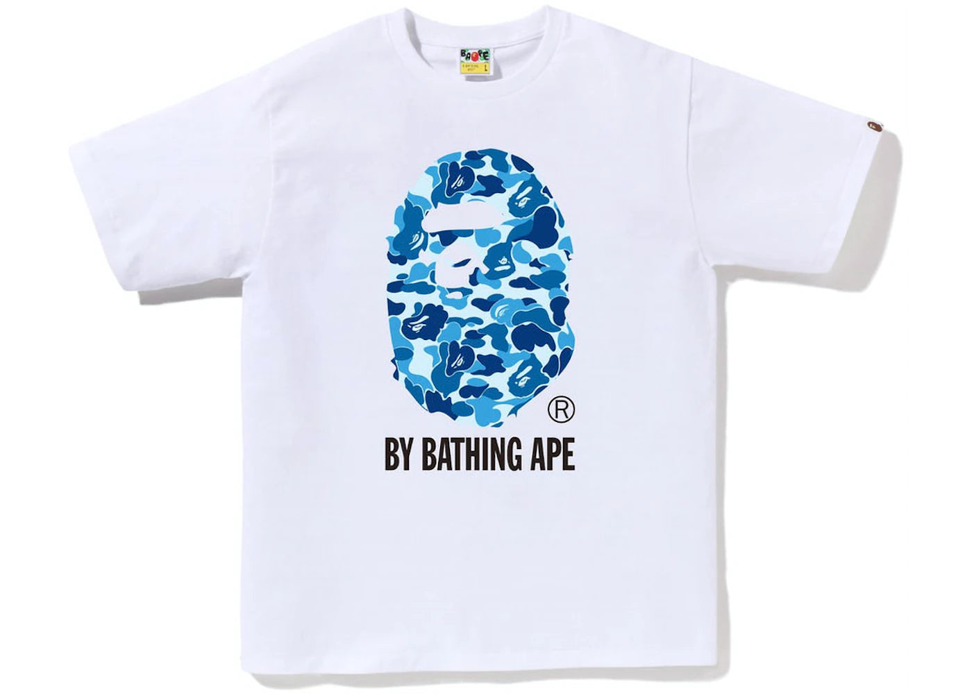 BAPE ABC CAMO BY BATHING APE TEE RED BLUE PURPLE