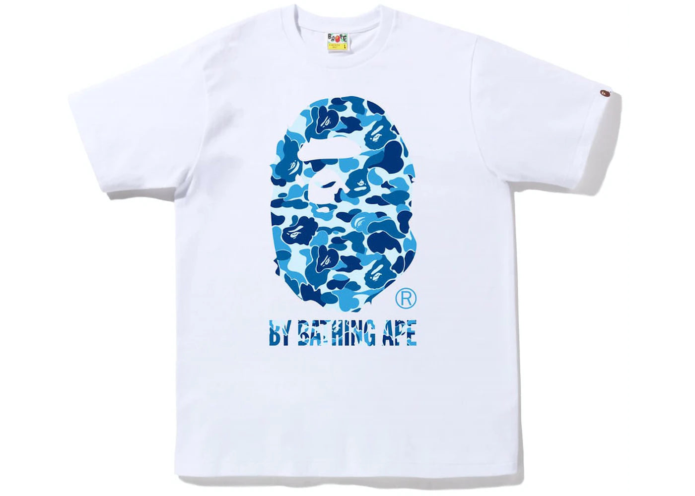 BAPE ABC CAMO BY BATHING APE TEE "WHITE"