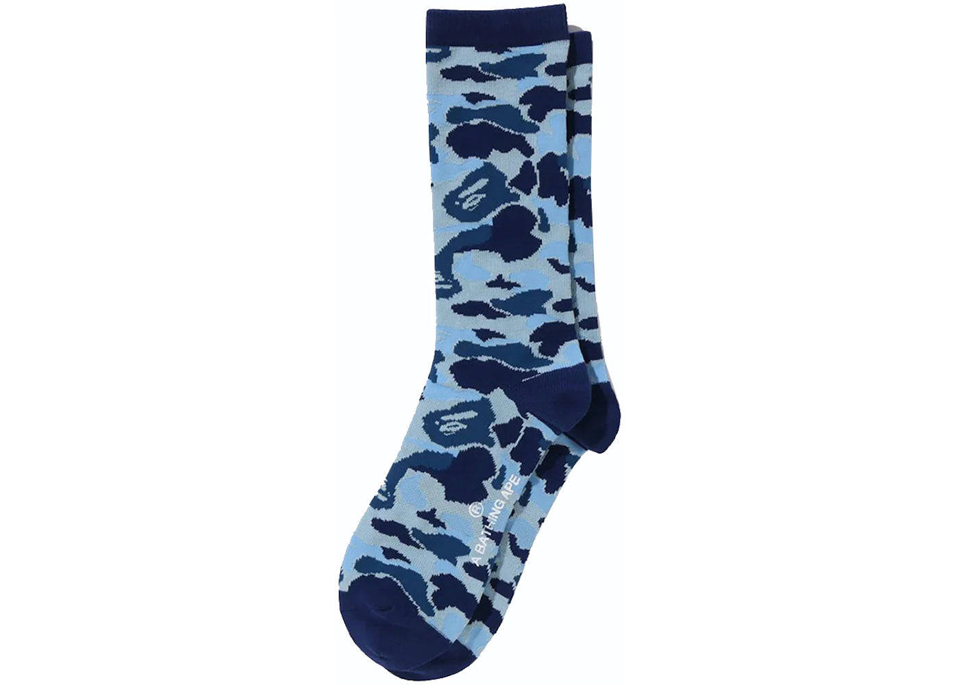 BAPE JACQUARD SOCKS "ABC BLUE CAMO"