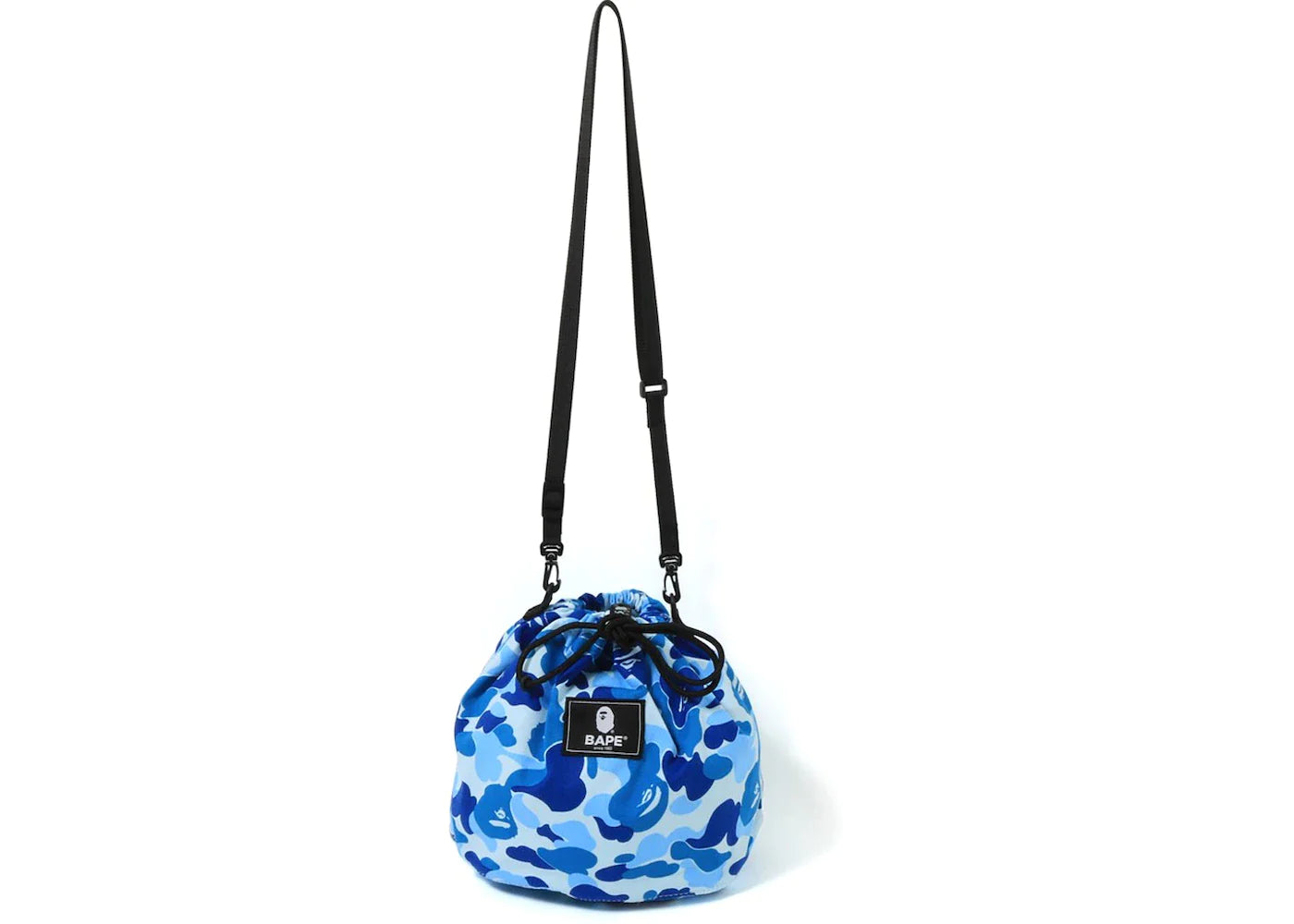 BAPE DRAW STRING BAG  KIDS "ABC BLUE CAMO"