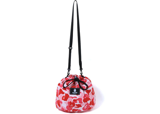 BAPE DRAW STRING BAG  KIDS "ABC PINK CAMO"