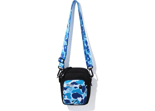 BAPE MILITARY MINI SHOULDER BAG "BLUE CAMO"