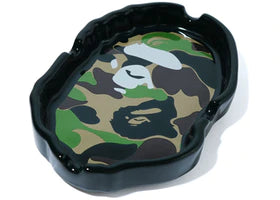 BAPE APE HEAD ASHTRAY "ABC GREEN CAMO"