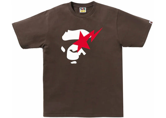 BAPE TEE "SMALL APE" BROWN