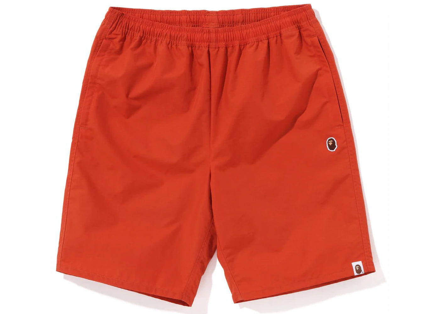 BAPE APE HEAD SHORTS "ORANGE"