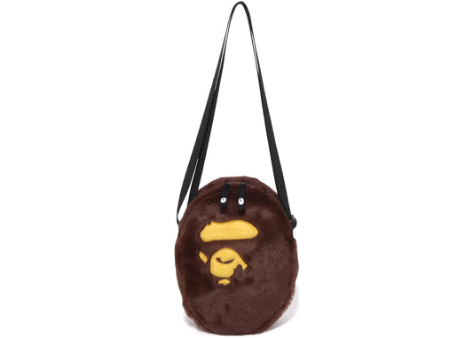 BAPE APE HEAD SHOULDER BAG "ORANGE"