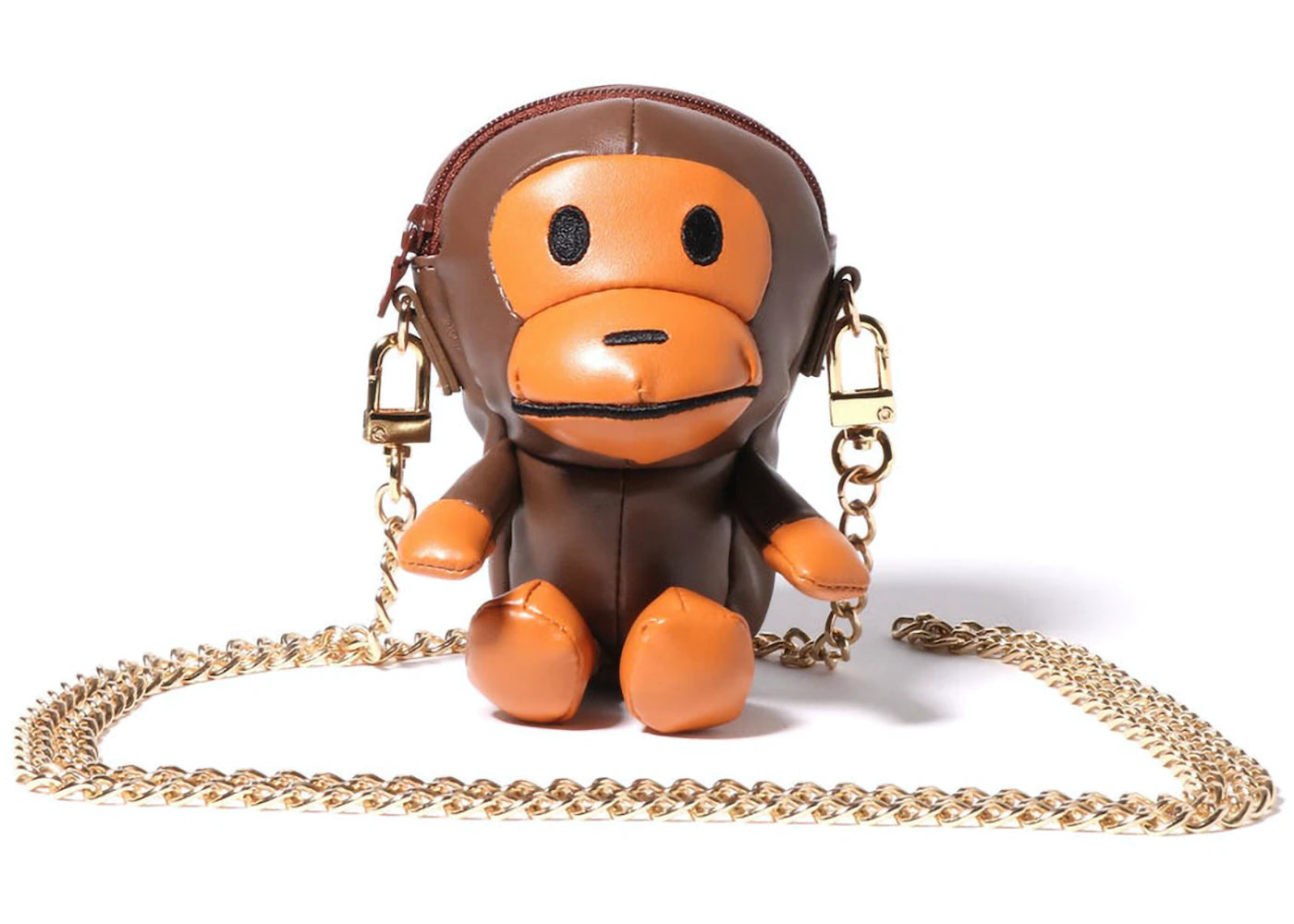 BAPE BABY MILO MINI FUR BACKPACK "BROWN"