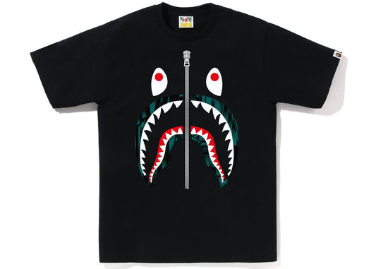 BAPE SPEED RACER BIG SHARK TEE "BLACK"