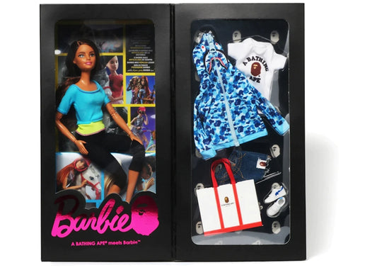 BAPE X BARBIE DOLL "ABC BLUE CAMO"