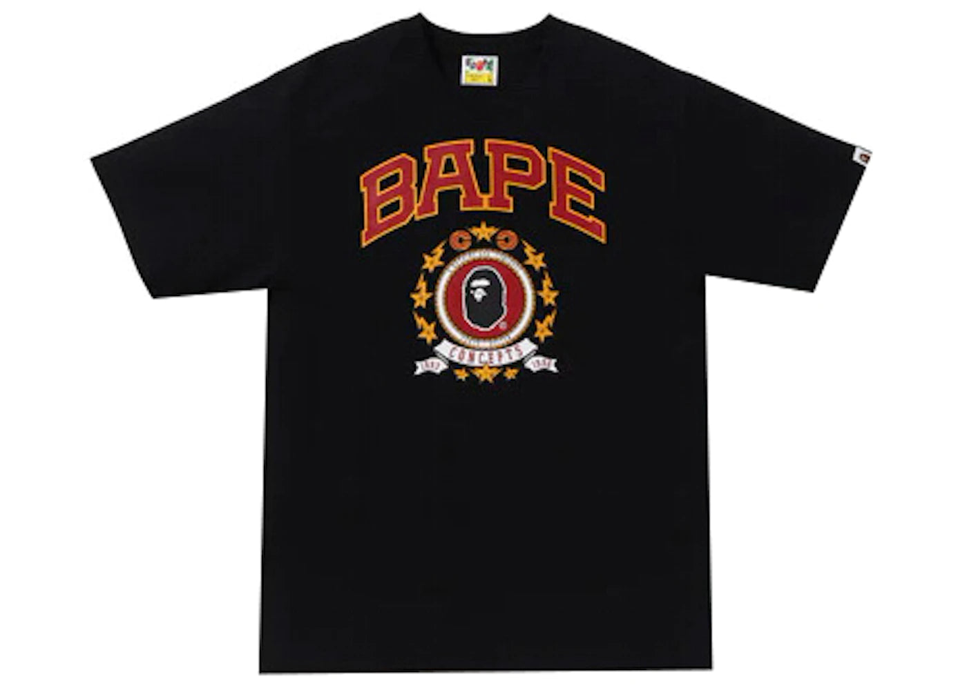 BAPE X CONCEPTS EMBLEM TEE "BLACK"