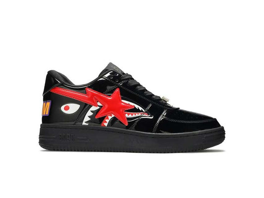 BAPE BAPESTA LOW "BLACK/RED/WHITE"