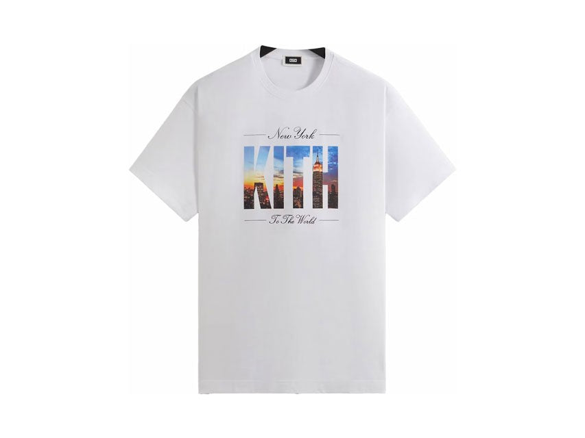 KITH NYC TAXI TEE "WHITE"