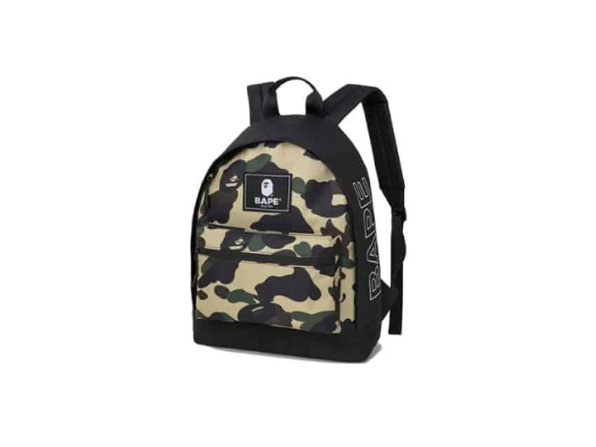 BAPE BACKPACK SS21 "YELLOW CAMO/BLACK"