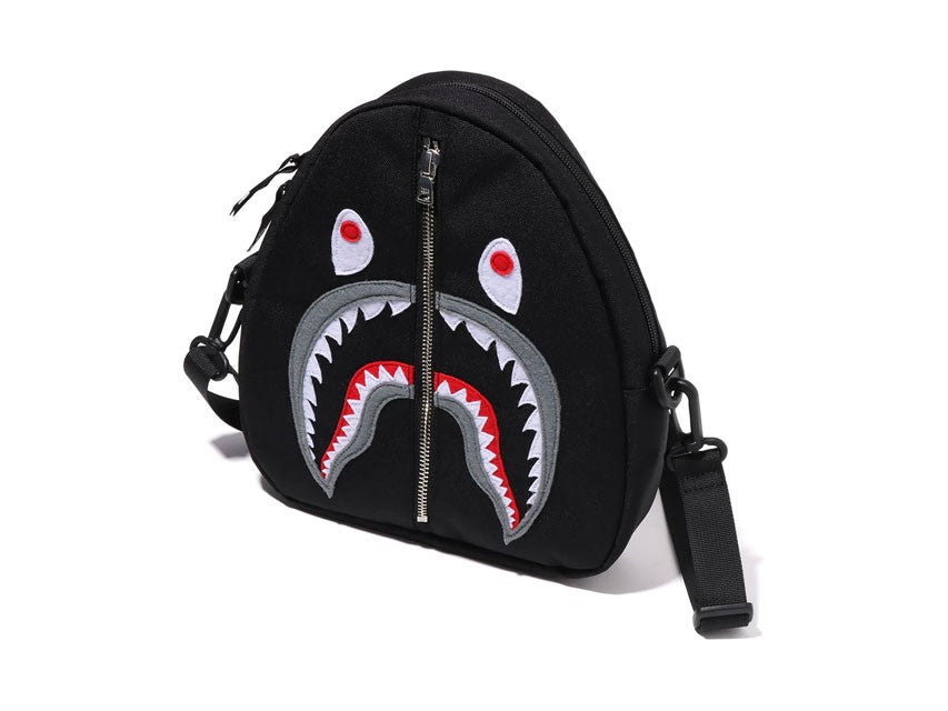 BAPE SHARK SHOULDER BAG "BLACK"