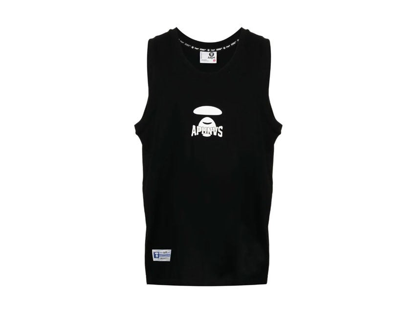 BAPE BATHING APE LOGO TANK TOP "BLACK"