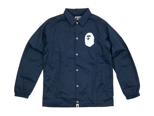 BAPE APE HEAD COACH JACKET 2023 "NAVY"