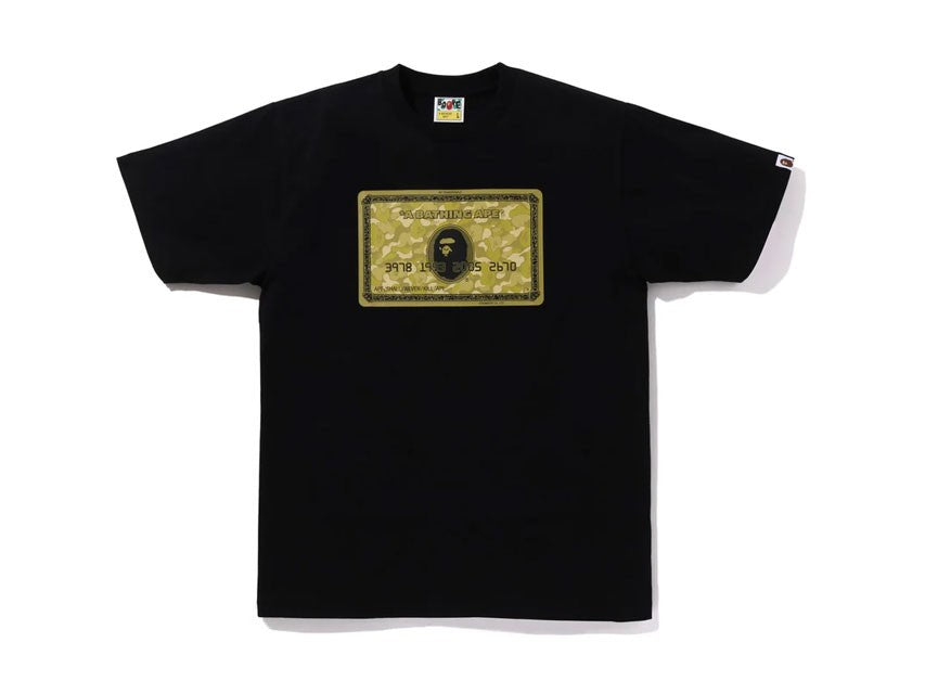 BAPE X OVO CREDIT CARD TEE "BLACK"