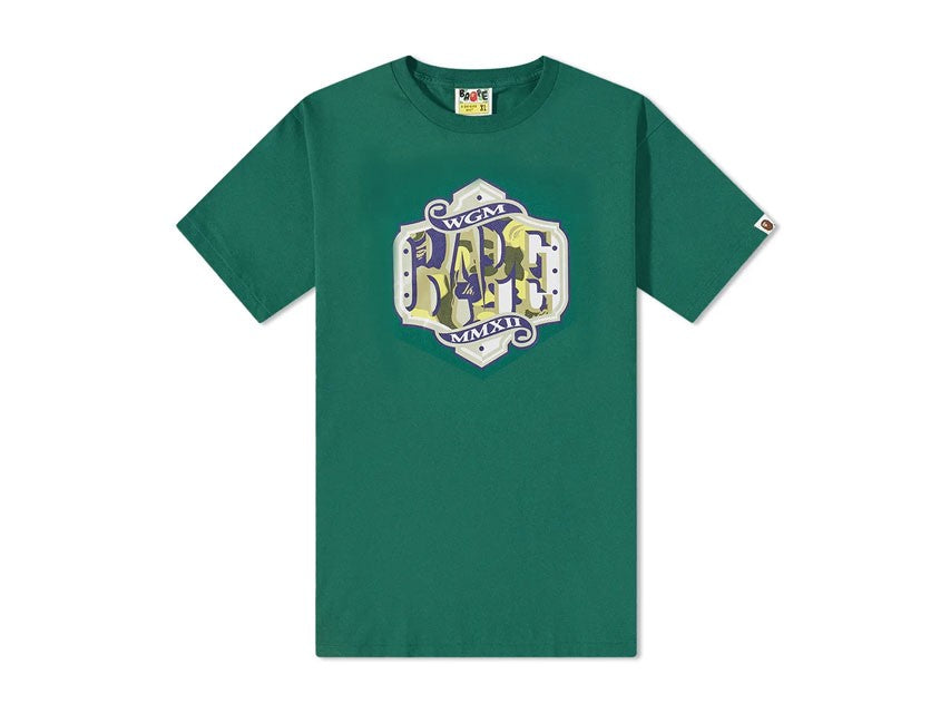 BAPE WGM MMXII LOGO TEE "GREEN"