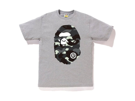 BAPE APE HEAD CITY CAMO TEE "GREY "