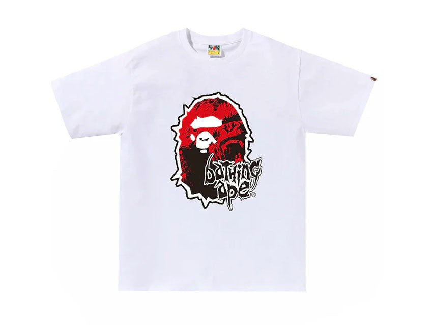 BAPE APE HEAD HAUNTED HOUSE TEE "WHITE"