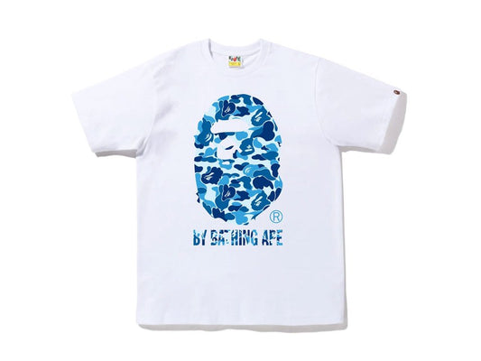 BAPE ABC BLUE CAMO TEE "WHITE"