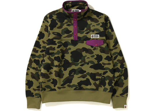 BAPE CAMO OS KNIT SWEATER "GREEN CAMO"