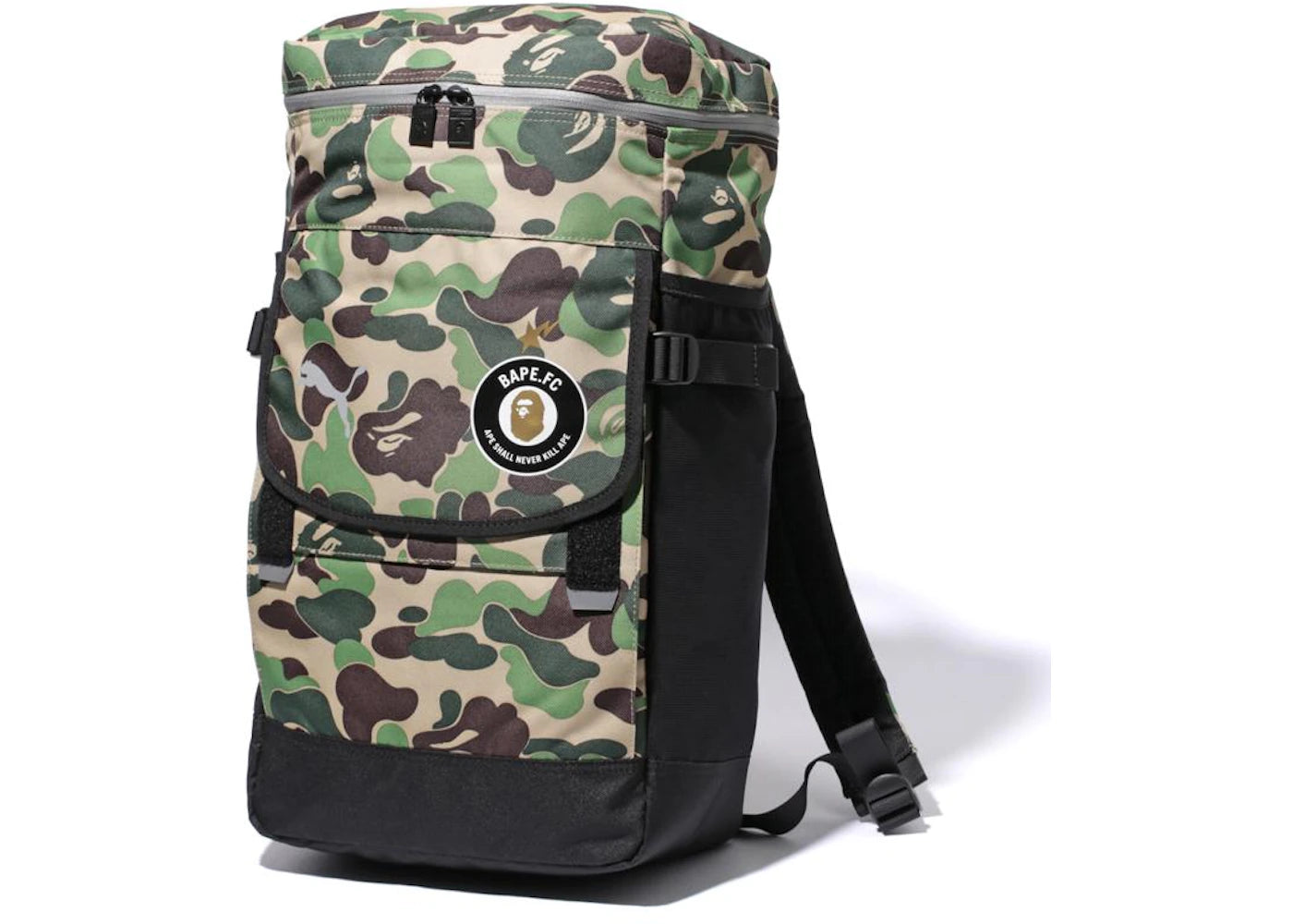 BAPE ABC MILO BACKPACK "ABC GREEN CAMO"