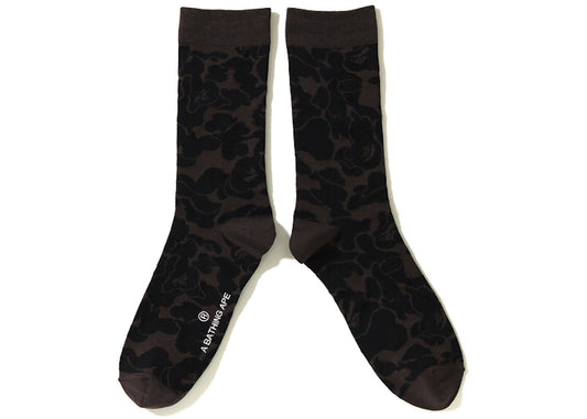 BAPE JACQUARD SOCKS "BLACK CAMO"