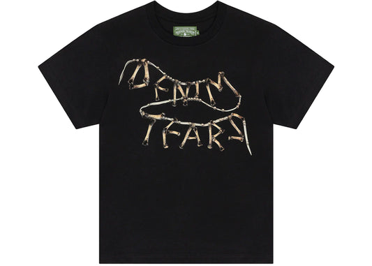 DENIM TEARS CHICKEN BONE TEE "BLACK"