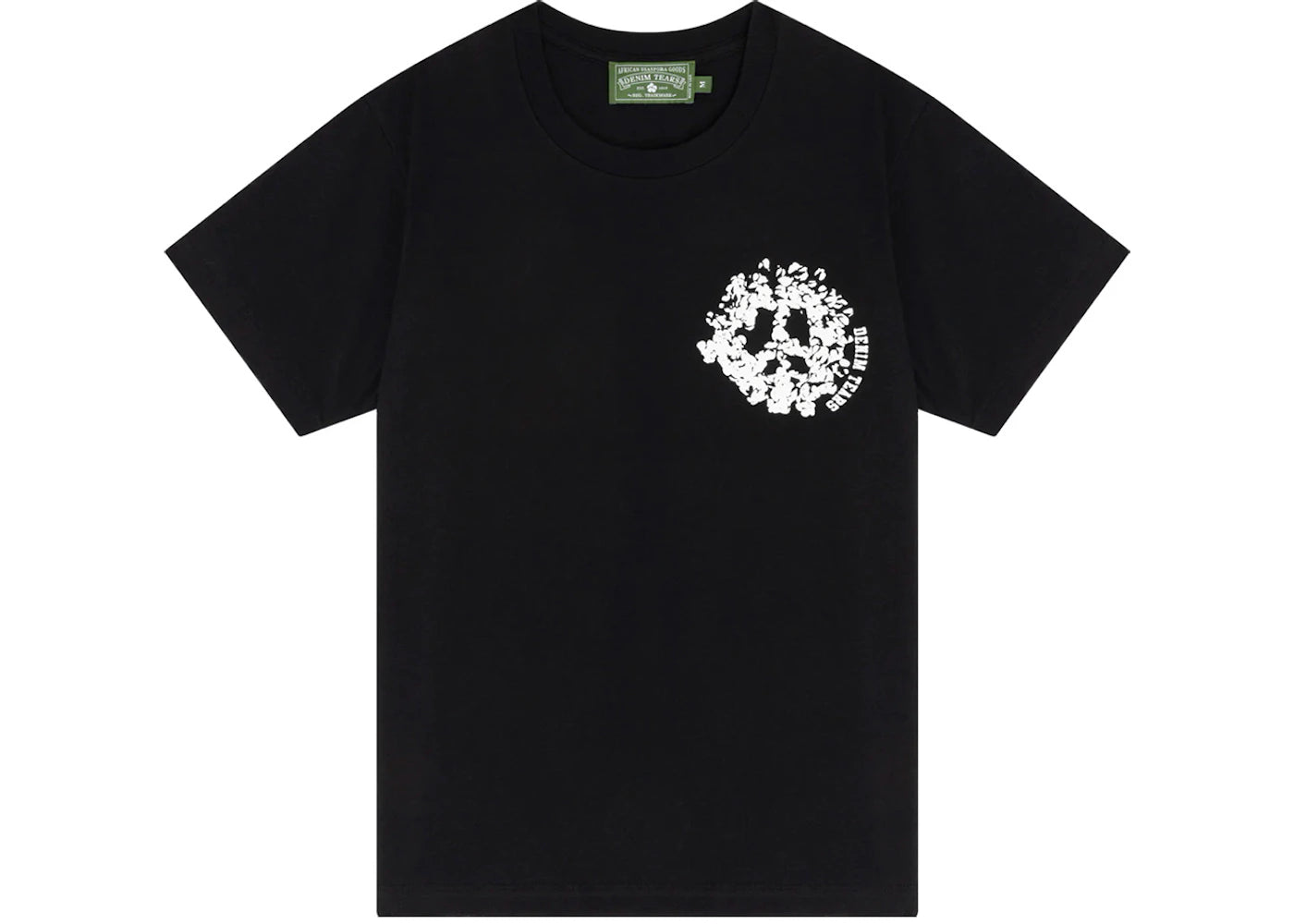 DENIM TEARS UNIVERSITY TEE "BLACK"